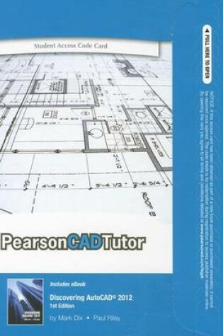 Cover of CADTutor -- Access Card -- for Discovering AutoCAD 2012