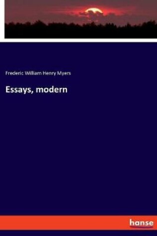 Cover of Essays, modern