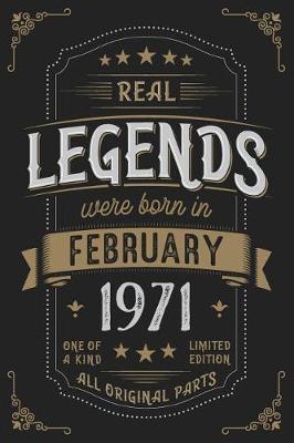 Book cover for Real Legendes were born in February 1971