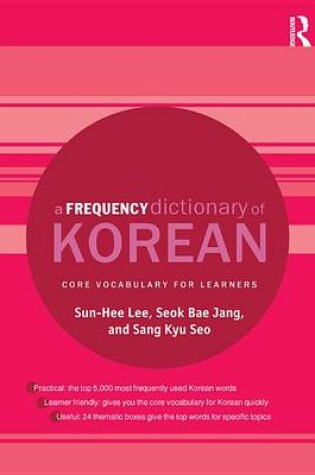 Cover of A Frequency Dictionary of Korean