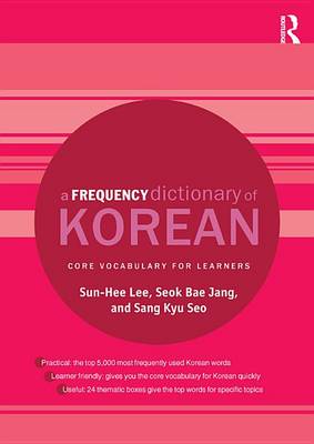 Cover of A Frequency Dictionary of Korean