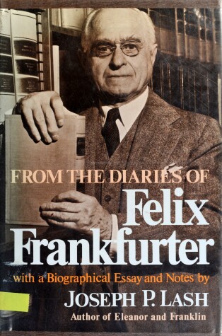 Book cover for FROM DIARIES OF F FRANKFURTER CL