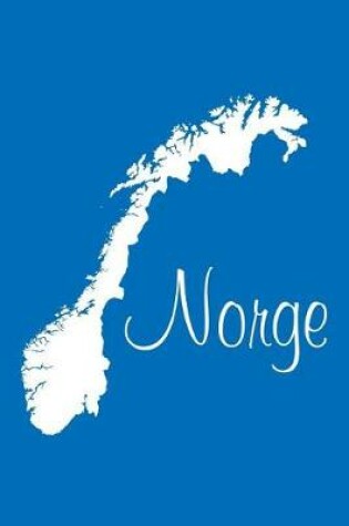 Cover of Norge - Cobalt Blue Lined Notebook with Margins (Norway)