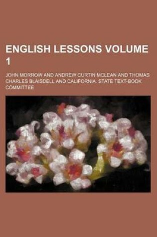 Cover of English Lessons Volume 1