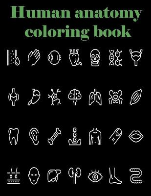 Book cover for Human anatomy coloring book