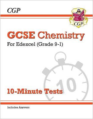 Book cover for GCSE Chemistry: Edexcel 10-Minute Tests (includes answers)