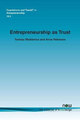 Book cover for Entrepreneurship as Trust