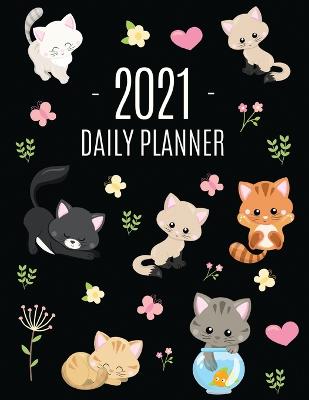 Book cover for Cats Daily Planner 2021