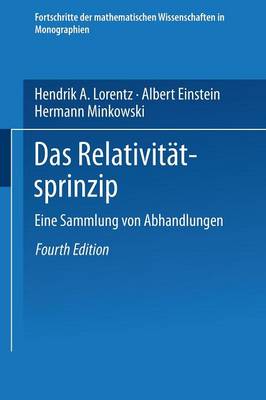 Book cover for Das Relativitätsprinzip