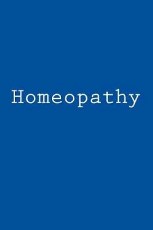 Cover of Homeopathy