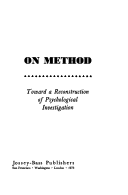 Book cover for David Bakan on Method