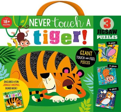 Book cover for Never Touch a Tiger! Jigsaw