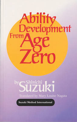 Book cover for Ability Development from Age Zero