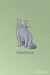 Book cover for Russian Blue 2020 Planner