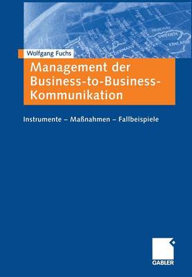 Book cover for Management der Business-to-Business-Kommunikation