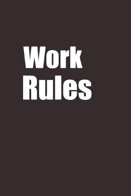 Book cover for work rules