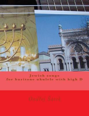 Book cover for Jewish songs for baritone ukulele with high D