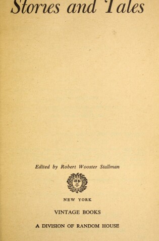 Cover of Stories and Tales