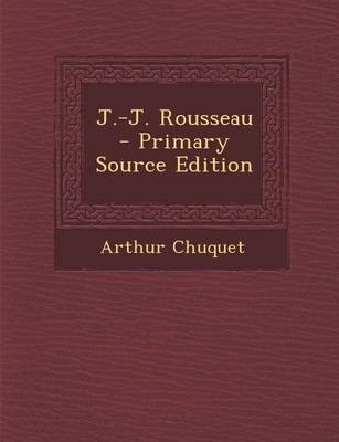 Book cover for J.-J. Rousseau