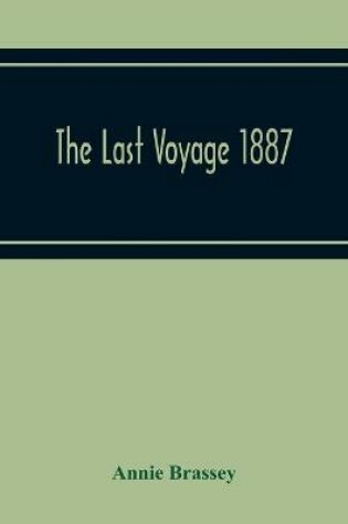 Cover of The Last Voyage 1887