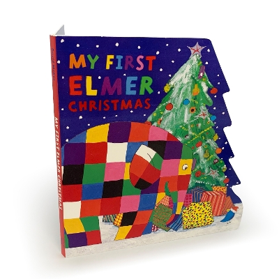 Book cover for My First Elmer Christmas