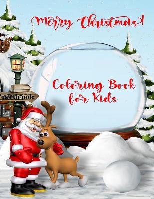 Book cover for Christmas Coloring Book for Kids