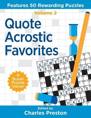 Book cover for Quote Acrostic Favorites