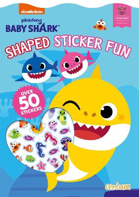 Book cover for Baby Shark Shaped Sticker Fun