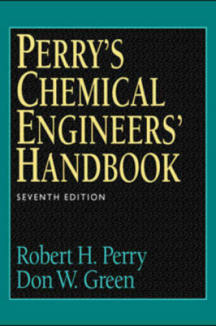 Cover of ISE PERRY'S CHEMICAL ENGINEERS HB