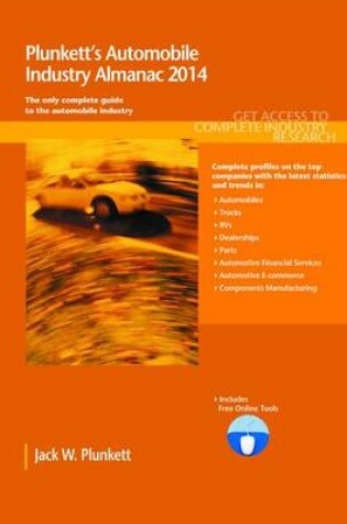 Cover of Plunkett's Automobile Industry Almanac 2014