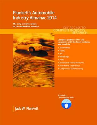 Cover of Plunkett's Automobile Industry Almanac 2014