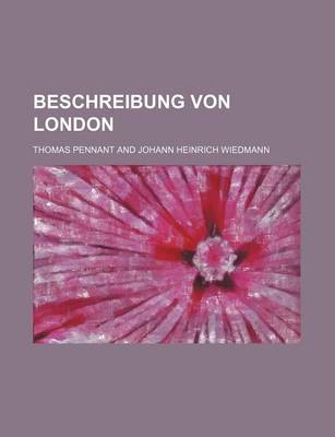 Book cover for Beschreibung Von London