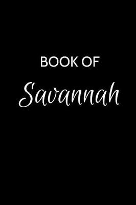 Book cover for Book of Savannah