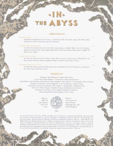 Book cover for In the Abyss