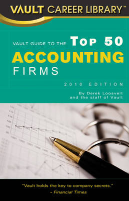 Book cover for Vault Guide to the Top 50 Accounting Firms