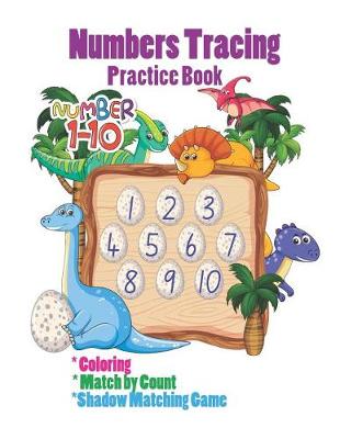 Book cover for Numbers Tracing Practice Book