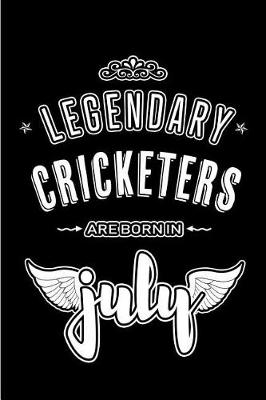 Book cover for Legendary Cricketers are born in July