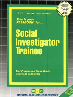 Book cover for Social Investigator Trainee