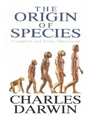 Book cover for The Origin Of Species [Illustrated]