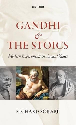 Book cover for Gandhi and the Stoics