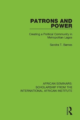 Cover of Patrons and Power