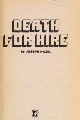 Cover of Death for Hire