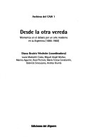 Book cover for Desde la Otra Vereda