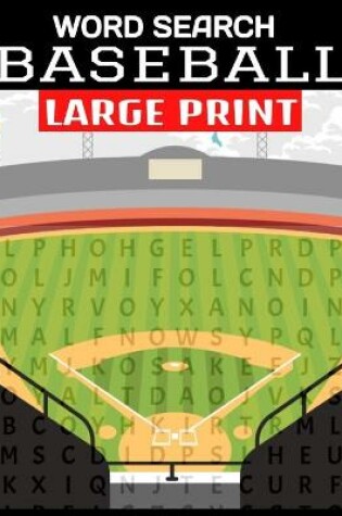 Cover of Word Search Baseball Large Print