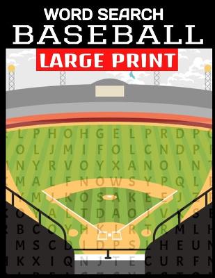 Cover of Word Search Baseball Large Print
