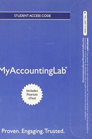 Cover of NEW MyLab Accounting with Pearson eText -- Access Card -- for Financial Accounting