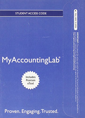 Book cover for NEW MyLab Accounting with Pearson eText -- Access Card -- for Financial Accounting