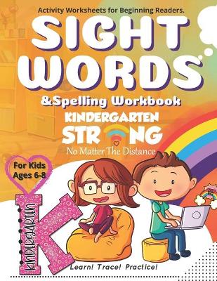 Book cover for Sight Words and Spelling Workbook for Kids Ages 6-8