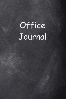 Cover of Office Journal Chalkboard Design