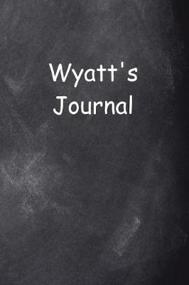 Book cover for Wyatt Personalized Name Journal Custom Name Gift Idea Wyatt